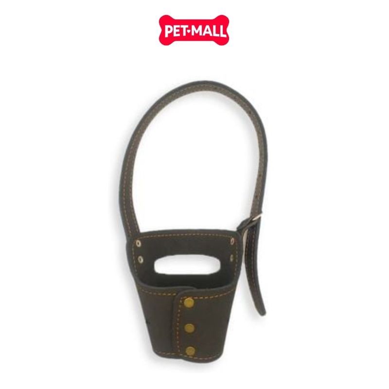 Rọ mõm da SONICE Real Leather Muzzle - Màu đen Petmall