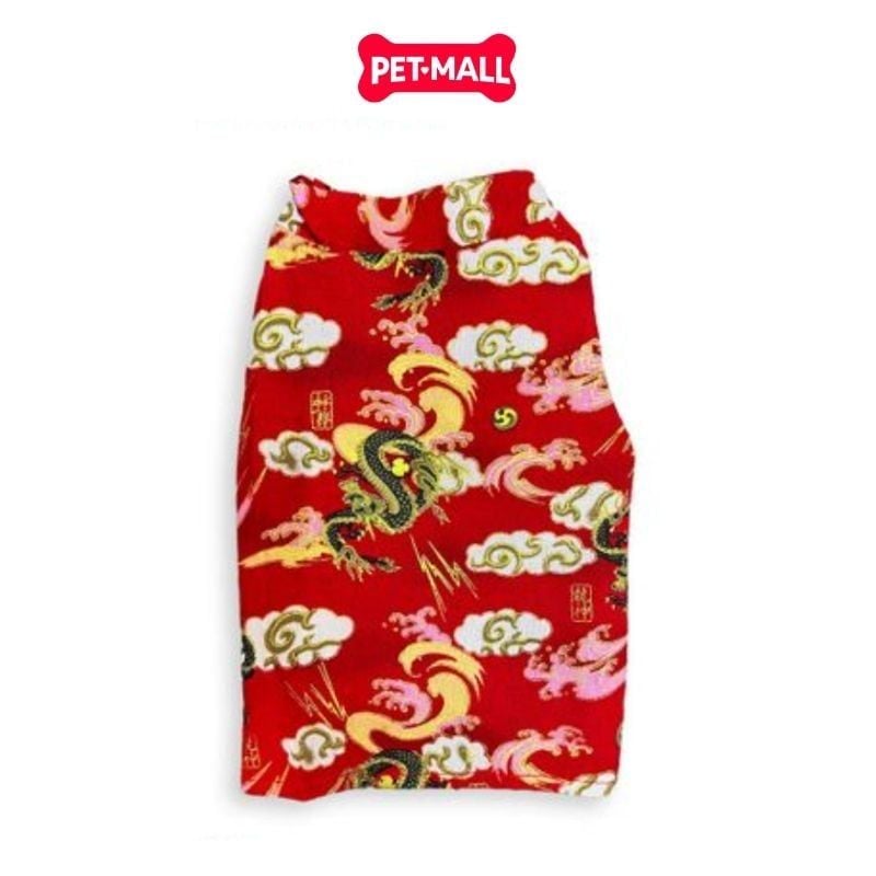 Áo tết SONICE Lucky Year - Màu đỏ rồng vàng Petmall