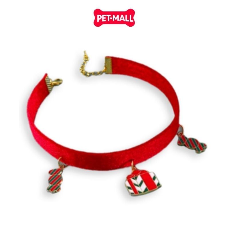 Vòng cổ SONICE X-mas Charm Colar Red Colour - Màu đỏ Petmall