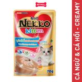 Combo 24 Gói 70g - Pate mèo NEKKO Kitten - Mix vị Creamy, Gravy Petmall