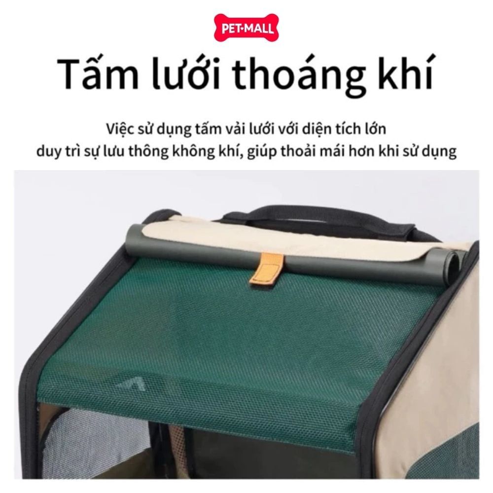 Balo du lịch có thể mở rộng thành nhà cho mèo PIDAN