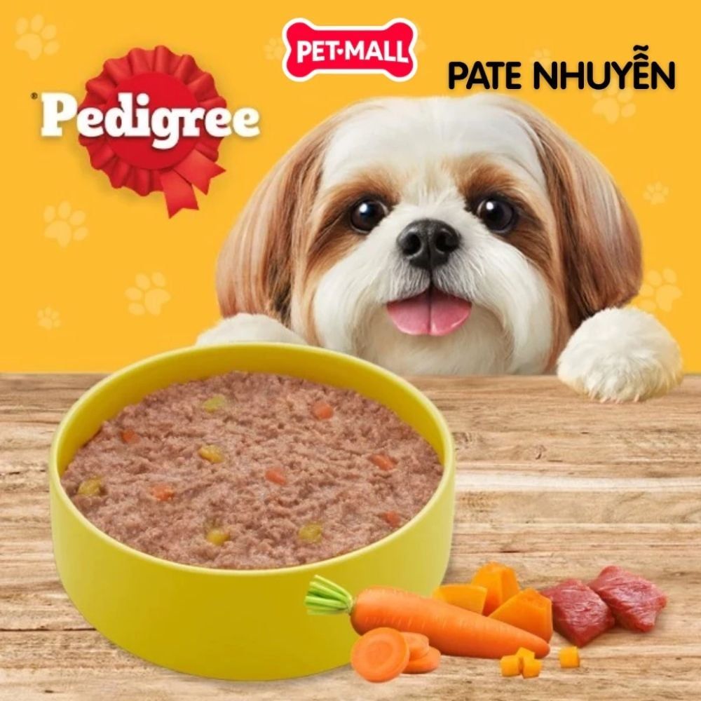 Pate Pedigree Adult Grilled Liver Loaf Flavour with Vegetables - Vị gà nướng và gan, cho chó trưởng thành Petmall
