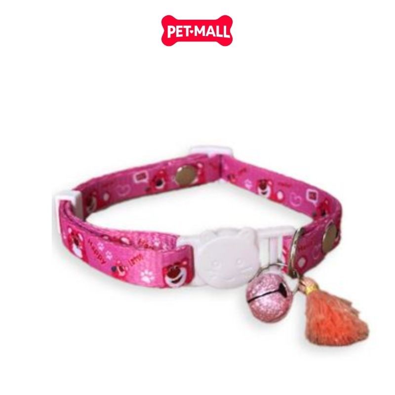 Vòng cổ Sonice Lucky Collar 5kg - 1cm Gấu dâu Petmall
