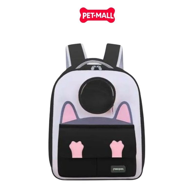 Balo du lịch SONICE Cat Paw Size 40x34x23cm - Màu đen - Phi hành gia, kèm túi phụ cao cấp Petmall