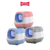 Nhà vệ sinh SONICE LED Cat Litter Box Size 50x35x35cm - 2 cửa, kèm đèn Led cao cấp Petmall
