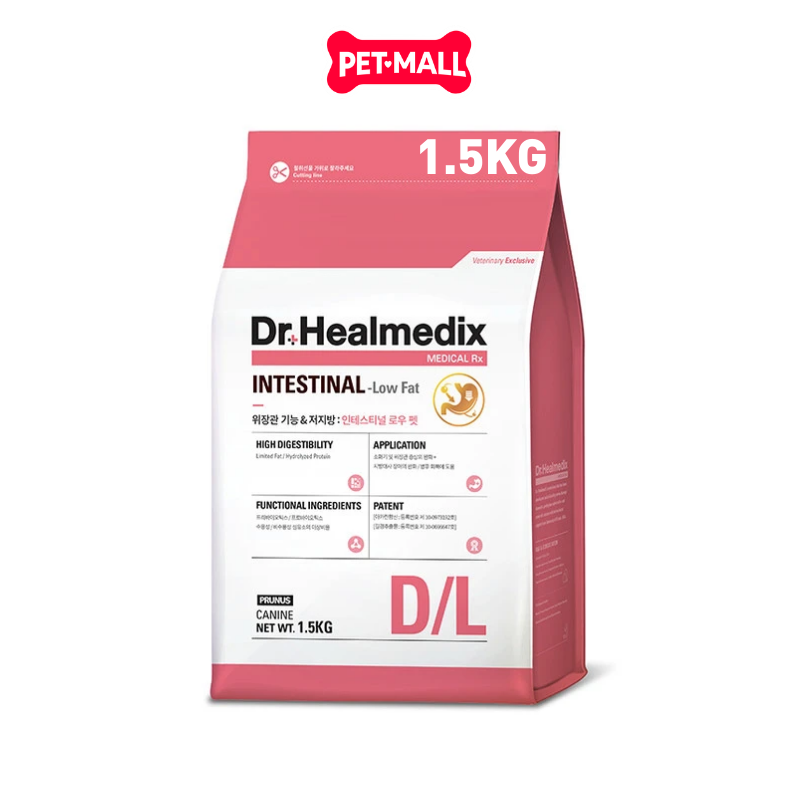 Thức ăn chó Dr.Healmedix Intestinal Low Fat D/L - Hỗ trợ tiêu hoá ít chất béo