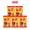  Combo 5 gói 70G - Treats Pedigree Meat Jerky Schmackos Flavor - Bò xông khói dạng thanh Petmall 