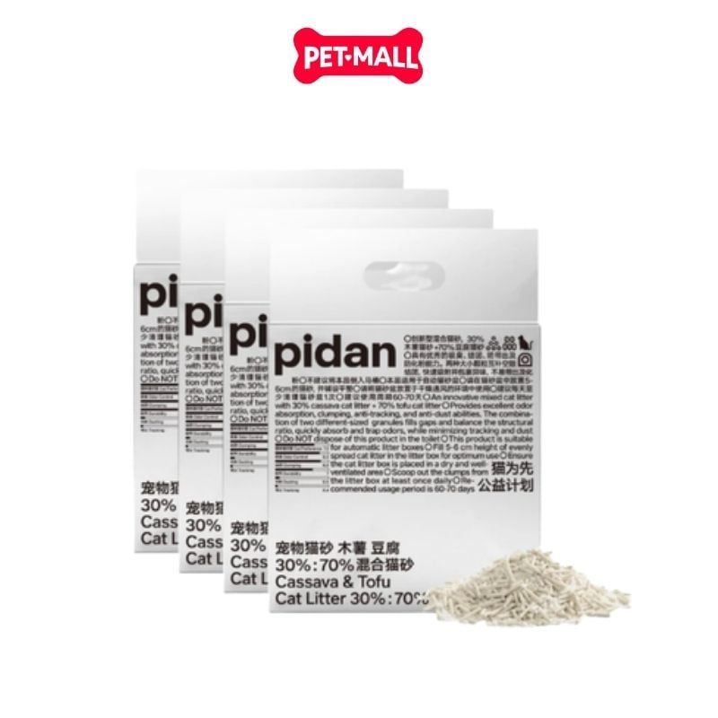 9.6KG - Cát vệ sinh Sonice PIDAN Cassava & Tofu - Mix 30% cát sắn và 70% đậu nành Petmall