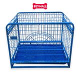 Chuồng khung cửa tròn 77 SONICE | D77 x R51 x C63 cm - Màu xanh Petmall