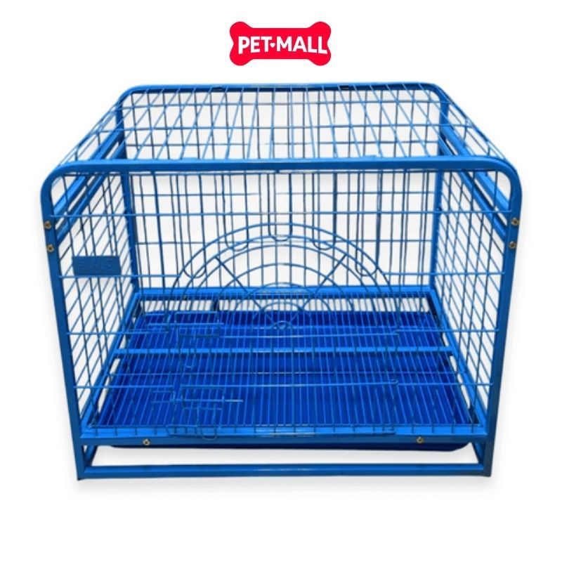 Chuồng khung cửa tròn 77 SONICE | D77 x R51 x C63 cm - Màu xanh Petmall