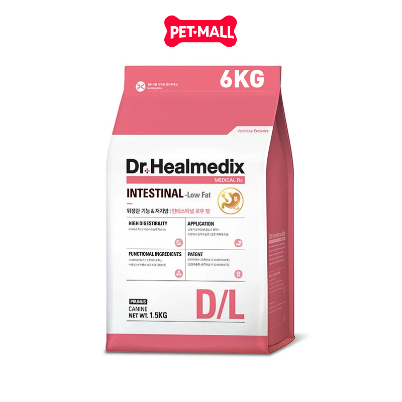 Thức ăn chó Dr.Healmedix Intestinal Low Fat D/L - Hỗ trợ tiêu hoá ít chất béo