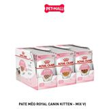 Combo Pate mèo Royal Canin Kitten Jelly, Gravy, Loaf 85g Mix vị - 36 gói Petmall