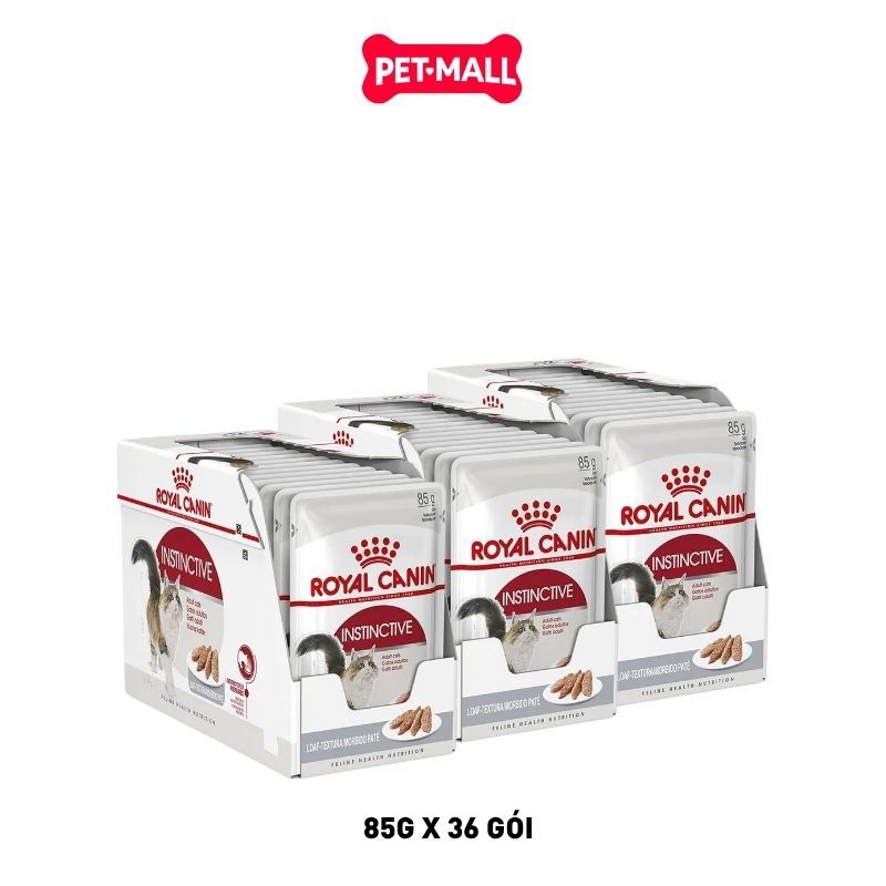 Combo Pate mèo Royal Canin Instinctive Loaf 85g - 36 gói Petmall