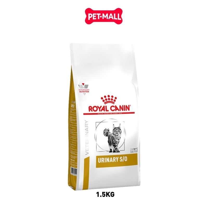 1.5KG - Thức ăn mèo Royal Canin Urinary S/O Feline - Hỗ trợ trị sỏi bàng quang Petmall