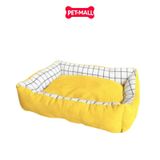 Nệm SONICE Yellow Caro Pattern Pet Bed - Size S 45 x 35 x 13cm Petmall