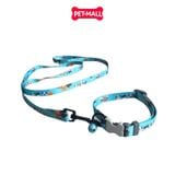 Set Dây + Vòng cổ Sonice Lucky Leash + Collar 10kg - 1.5cm Hình chó mèo xanh lục Petmall