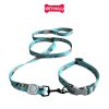 Set Dây + Vòng cổ Sonice Lucky Leash + Collar 30kg - 2.5cm Hình chó mèo xanh lục Petmall