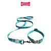Set Dây + Vòng cổ Sonice Lucky Leash + Collar 20kg - 2cm Hình chó mèo xanh lụcPetmall
