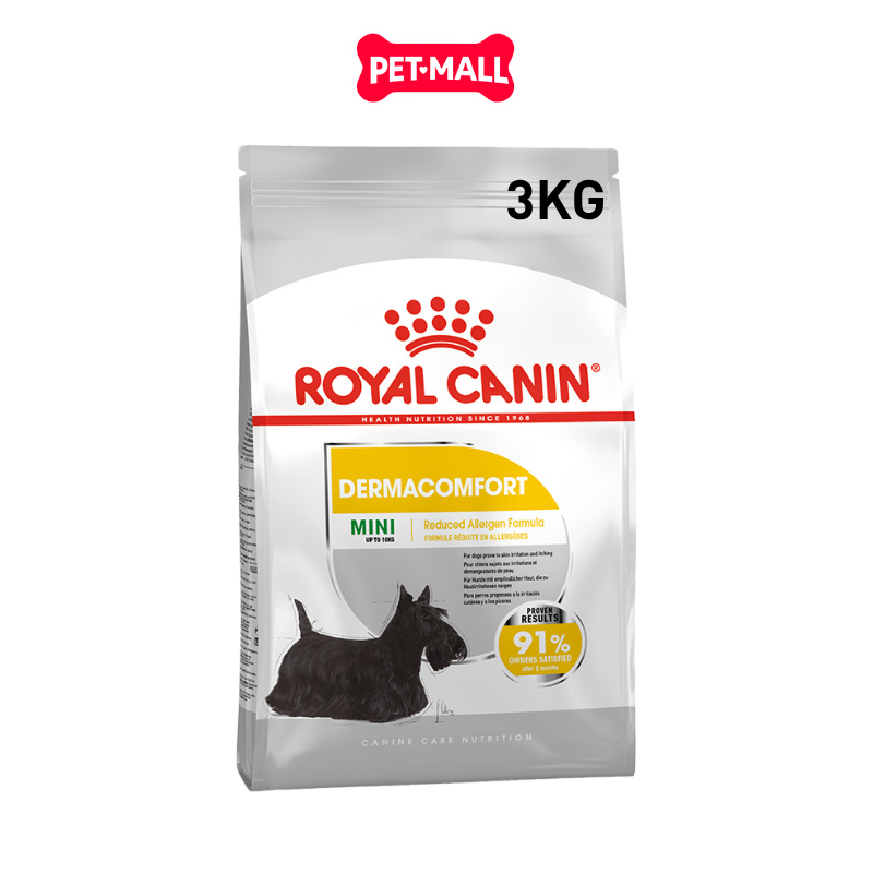 3KG - Thức ăn chó Royal Canin Mini Dermacomfort - Hỗ trợ dị ứng,cho giống chó nhỏ < 10kg