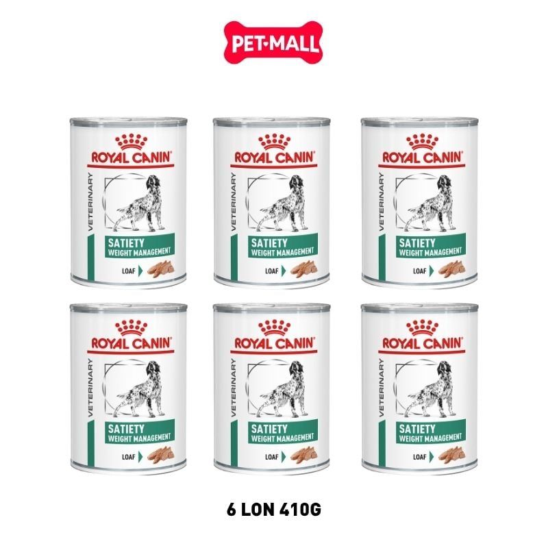 Combo Pate chó Royal Canin Satiety Canine Weight Management Loaf 410g - 6 lon - Hỗ trợ giảm cân Petmall