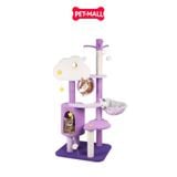 Trụ cào SONICE Calmbee Tower Cat Tree Scratcher Toys Size 60 x 48 x 140 cm - 6 tầng hình đám mây tím Petmall
