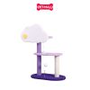 Trụ cào SONICE Calmbee Tower Cat Tree Scratcher Toys Size 48 x 28 x 76 cm - 3 tầng hình đám mây tím Petmall