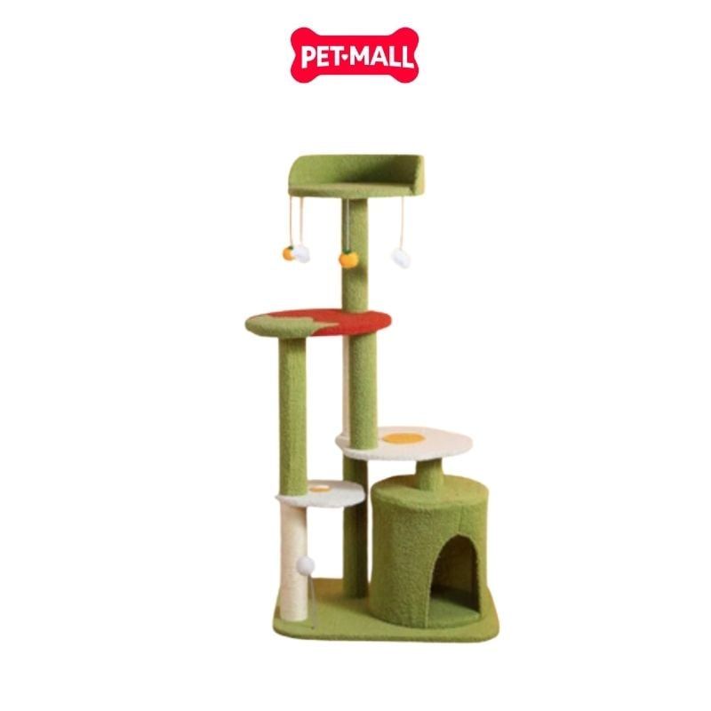 Trụ cào SONICE Egg and Tomato Cat Tree Scratcher Toys Size 62 x 48 x 126 cm - 6 tầng hình trứng và cà chua Petmall