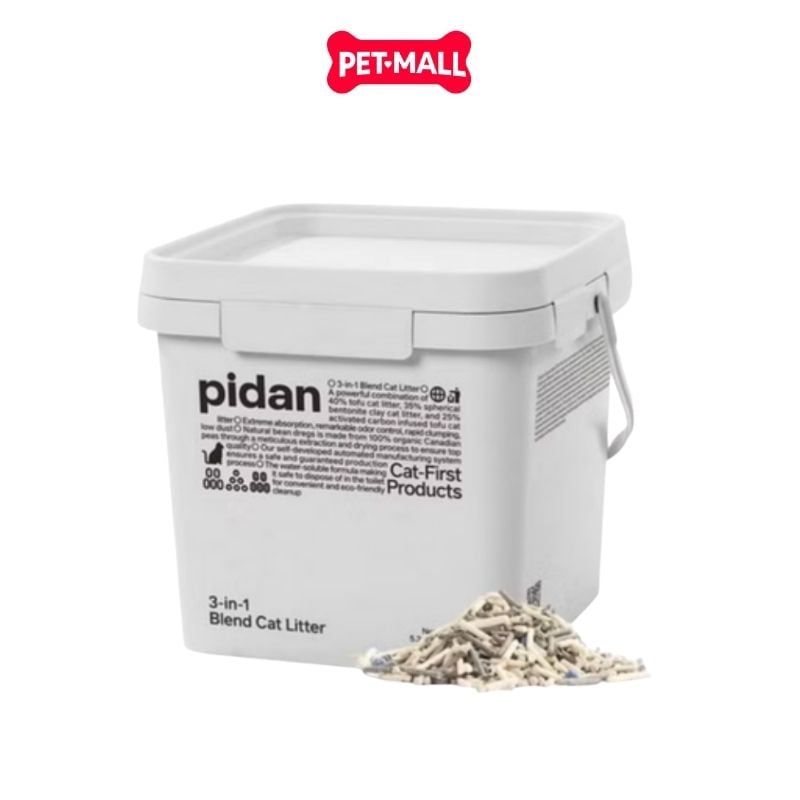 20.8KG - Cát vệ sinh Sonice PIDAN mix 3in1 đậu nành, đất sét và than hoạt tính Petmall