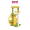 Trụ cào SONICE Yellow and Green Cat Tree Scratcher Toys Size 48 x 42 x 98 cm - 5 tầng màu xanh, vàng Petmall