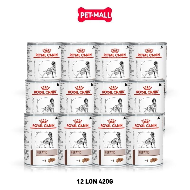 Combo Pate chó Royal Canin Hepatic Loaf 420g - 12 lon - Hỗ trợ chức năng gan Petmall
