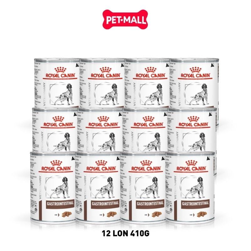 Combo Pate chó Royal Canin Gastrointestinal Loaf 400g - 12 lon - Hỗ trợ tiêu hoá Petmall