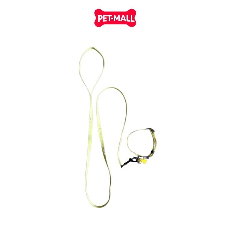 Set Dây + Vòng cổ Sonice Lucky Leash + Collar 5kg - 1cm Hoa vàng Petmall