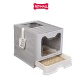 Nhà vệ sinh SONICE Pull-out tray 51x41x38cm - Khay cát kéo rời - Xám Petmall