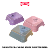 Chén xơ tre đáy vuông SONICE dung tích 260ml Petmall