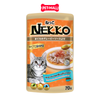 Hộp 12 Gói 70g - Pate mèo NEKKO GRAVY Tuna & Katsuobushi - Cá ngừ và Cá bào Petmall 