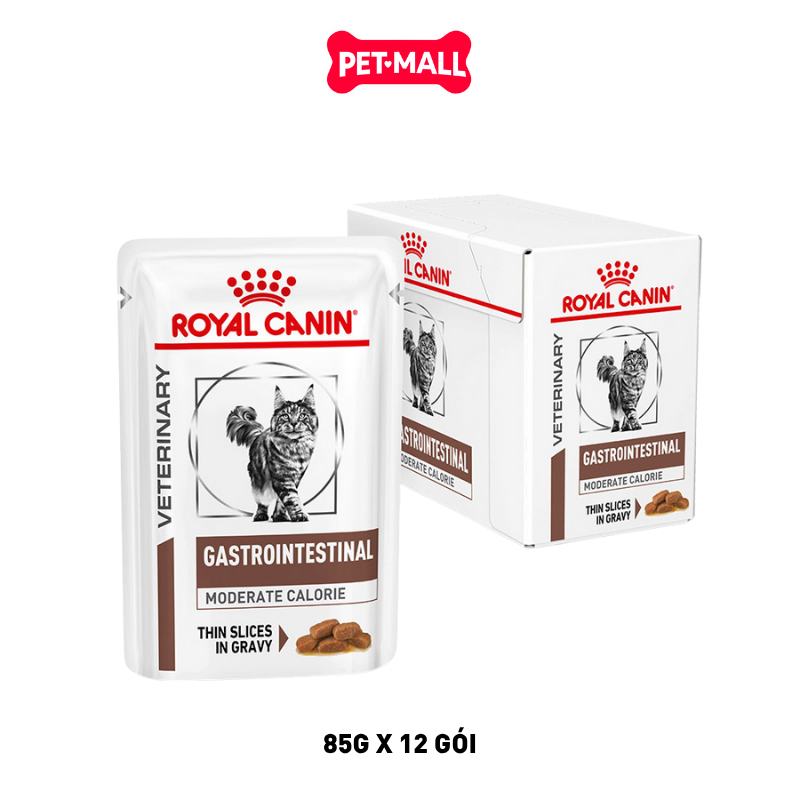 Pate Mèo Royal Canin Gastrointestinal Gravy 85g - Hộp 12 Gói