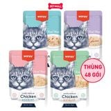 Combho 48 Gói 85G - Pate mèo WANPY Super Premium - Mix vị  Petmall