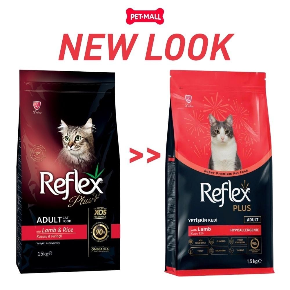 4.5KG - Thức ăn mèo Reflex Plus Adult Lamb - Trưởng thành vị cừu Petmall