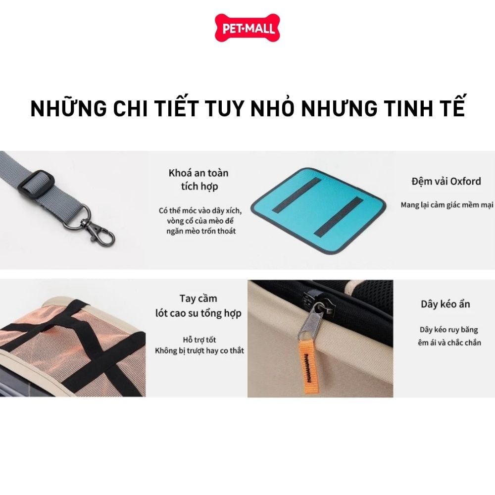 Balo vận chuyển PIDAN 2 chiều rộng rãi có thể gấp gọn