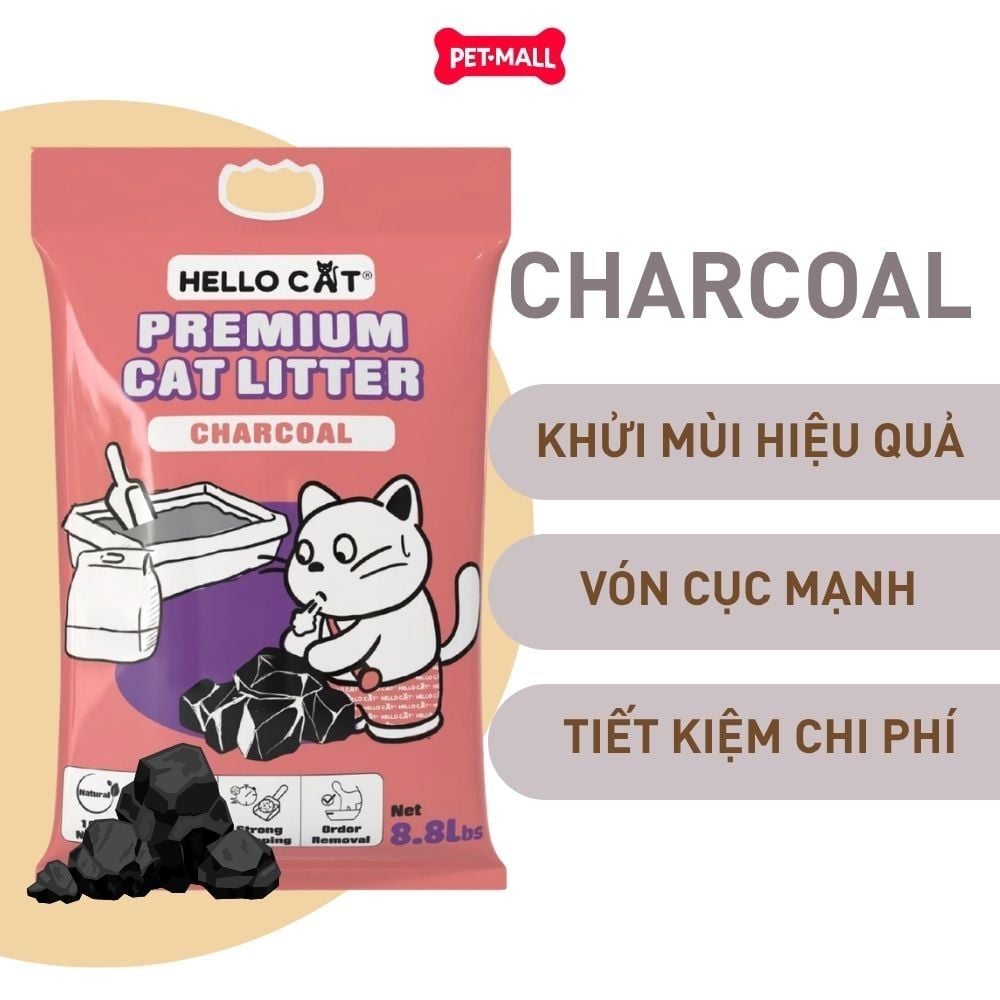 Cát vệ sinh HelloCat Premium Cat Litter 8.8Lbs | 4kg Petmall