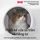 Vali du lịch PIDAN tích hợp quạt làm mát & thoáng khí có bánh xe