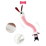 Đồ chơi GiGwi Crunchy Neck Đồ chơi kéo co con thỏ - Size S Petmall
