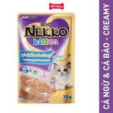 Combo 24 Gói 70g - Pate mèo NEKKO Kitten - Mix vị Creamy, Gravy Petmall