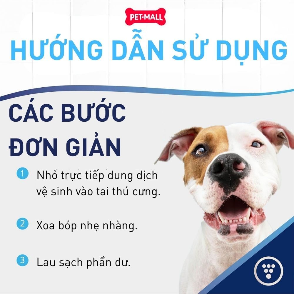 Dung dịch vệ sinh tai Tropiclean OxyMED Odor Reducing 118ml - Sạch tai khử mùi Petmall