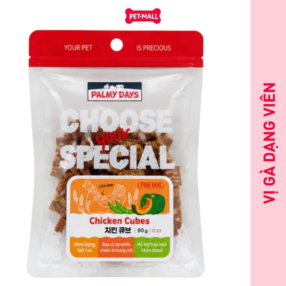 Treats Dental Bones PALMY DAYS 128g cho chó Petmall