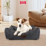 Đệm vuông kín GIGWI Place cho thú cưng màu xám - Size M 75 × 60 × 23 cm Petmall
