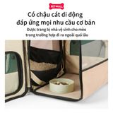 Balo du lịch có thể mở rộng thành nhà cho mèo PIDAN
