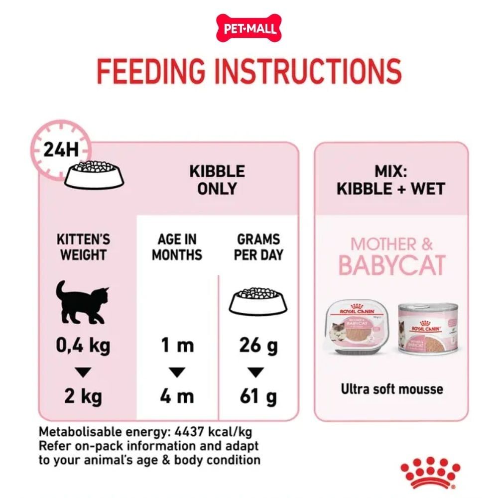 Set quà RC - 2KG Mother & Babycat Thức ăn mèo tặng 2 gói Pate Kitten 85g Petmall