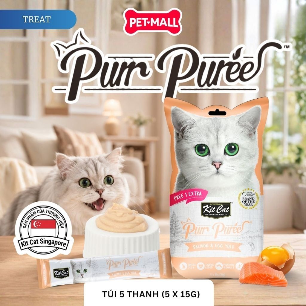 Treats KitCat Purr Puree 75g Petmall