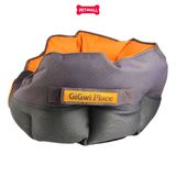 Đệm nằm mềm vải Oxford & TPR GIGWI Place Xám/Cam - Size M 65 X 40 X 26 cm Petmall